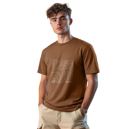 Nobero MenS Regular Fit T-Shirt (1M-Twts-C0773_Nutshell