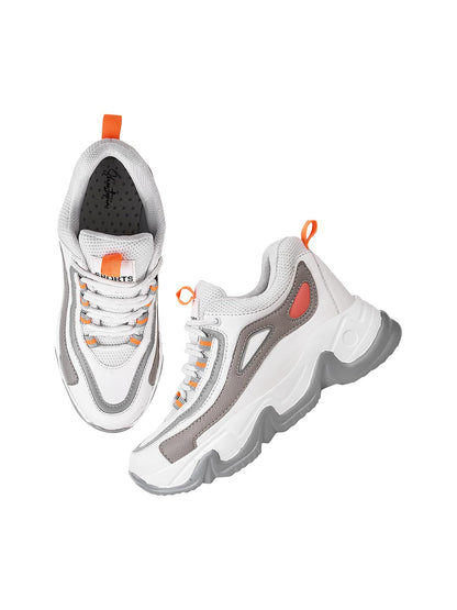 Shoetopia WomenS Flat Sneakers White