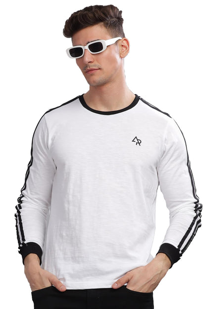 ADRO Full Sleeve Tshirt for Men | Full T Shirt for Men | 100% Slub Cotton Tshirt | Full Sleeve T-Shirt | Mens Full Sleeves T Shi