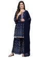 Stylum Women's Printed Rayon Short Kurta with Sharara & Dupatta