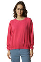 Allen Solly Women Regular Fit Solid Full Sleeve Round Neck T-Shirt