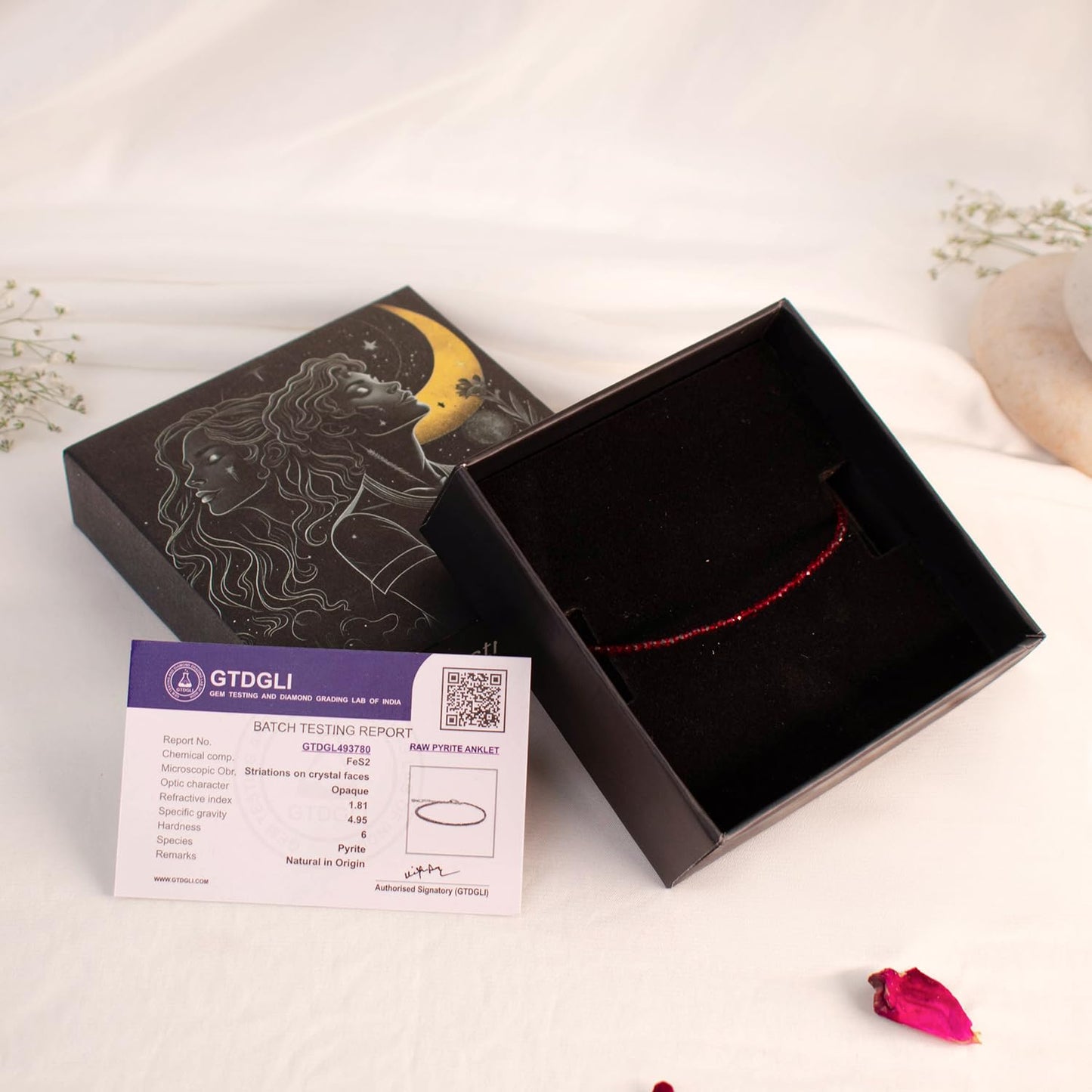 Astrotalk Garnet Anklet | Stone of Courage, Protection & Stability | Garnet Anklet for Women | Best Gift for Woman | Spiritual Jewellery for Women | Valentine Gift for Girlfriend