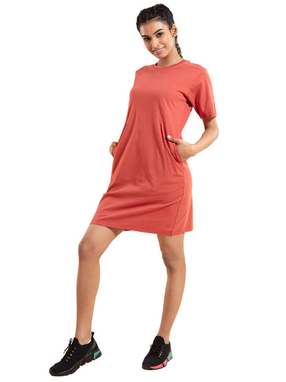 Nykd All Day Heart On My Sleeve Dress- Dress, Nyle102, Hot Sauce, S, 1N Red