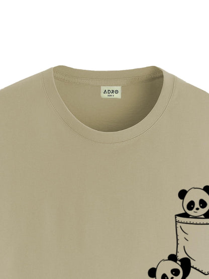 ADRO Tshirt for Men | Printed T Shirt for Men | 100% Cotton T-Shirt |Printed T Shirt | T-Shirts | RN24-POC