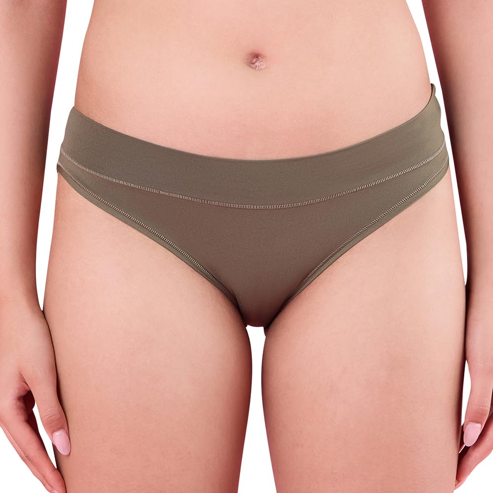 Nykd (Nyp341 Super Stretch Bikini Panty Underwear For Women | Ultra-Soft & Comfortable Fabric With Smooth Elastic Waistband | Ge