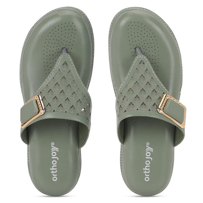 Ortho Joy Doctor Fancy Slipper For Women || Orthopedic WomenS Fancy Slipper/Sandal For Women