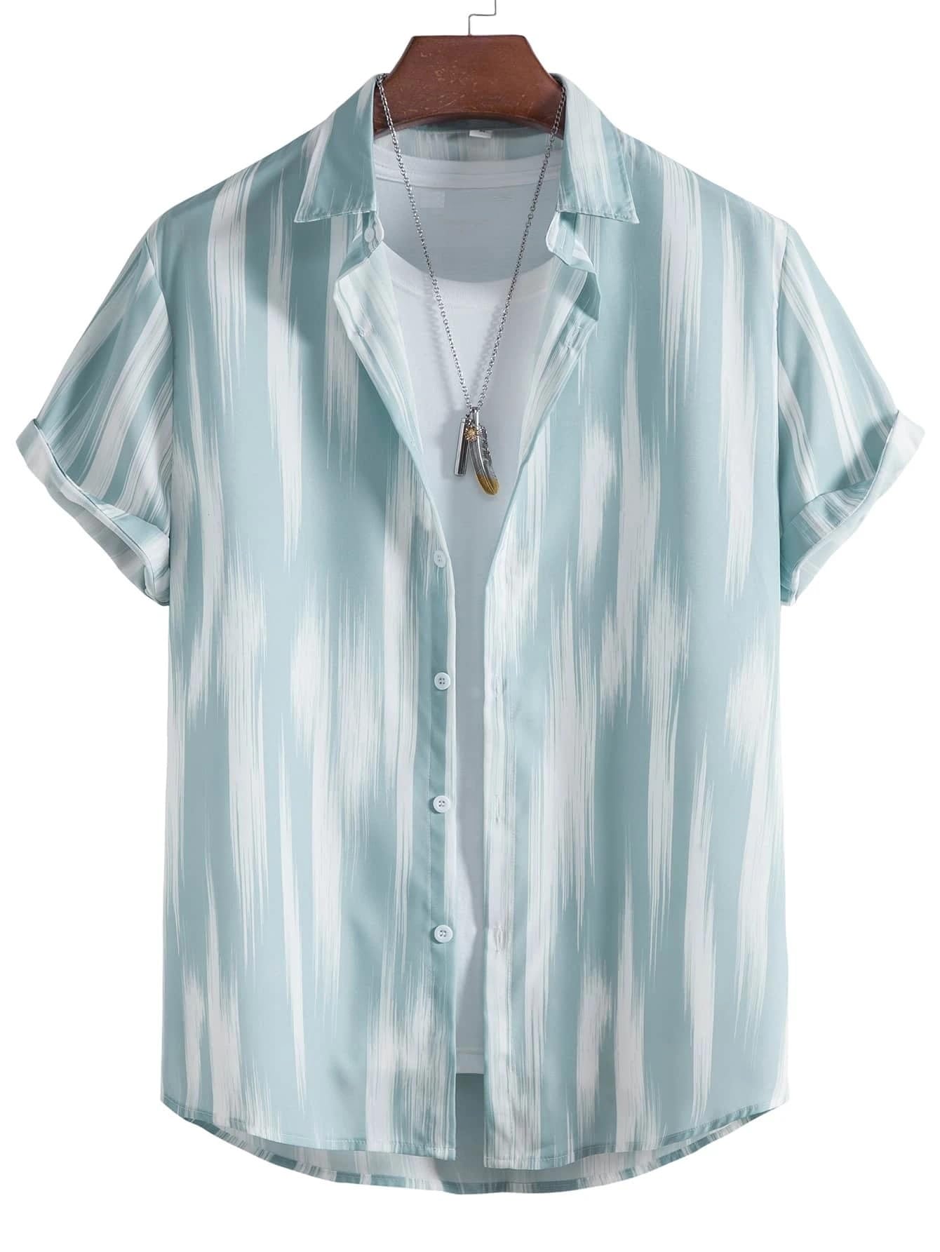 TAGAS Boys Stripes Regular Fit Shirt
