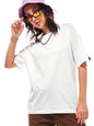 Bewakoof Womens Solid Off-White Round Neck Half Sleeve T-Shirt