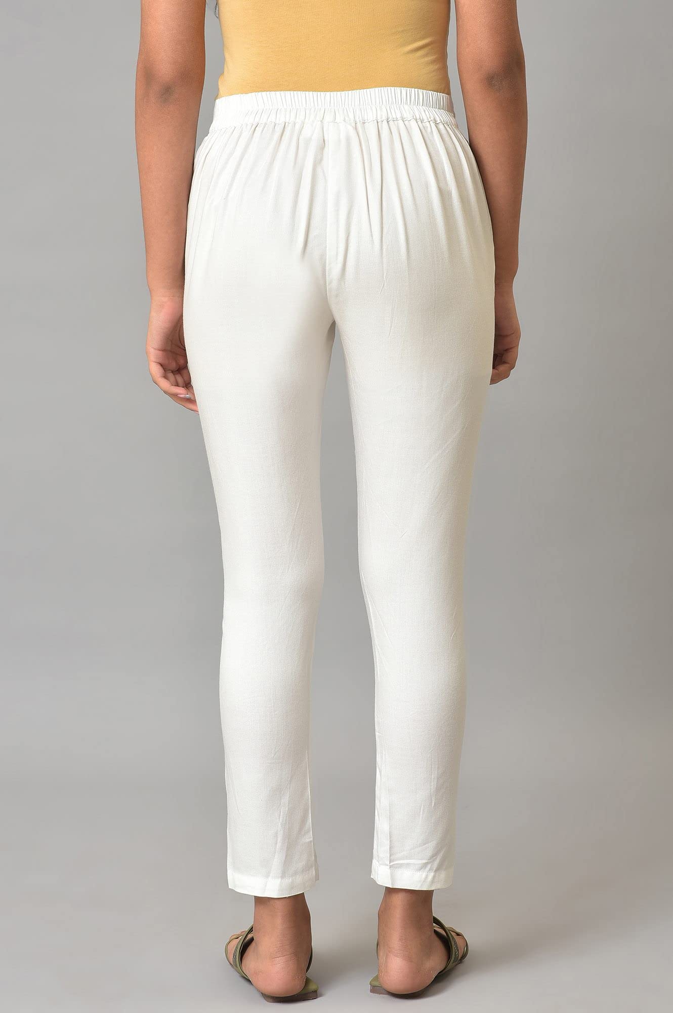 Aurelia Pure Cotton Strechable Trouser For Women | Ankle Length Trouser For Women | Pure Cotton Trouser For Women | Pants For Wo