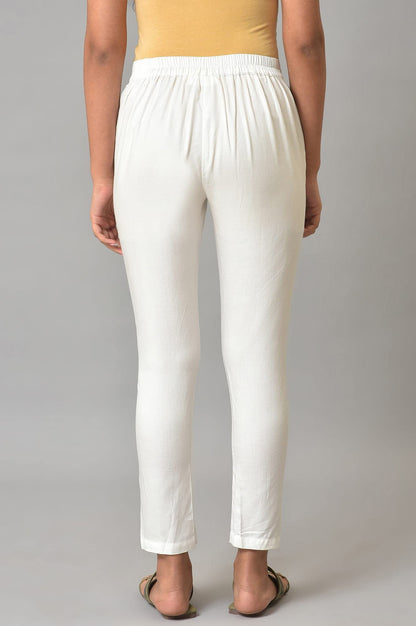Aurelia Pure Cotton Strechable Trouser For Women | Ankle Length Trouser For Women | Pure Cotton Trouser For Women | Pants For Wo