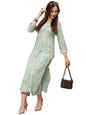 ANNI DESIGNER Women Cotton Kurta with Pant