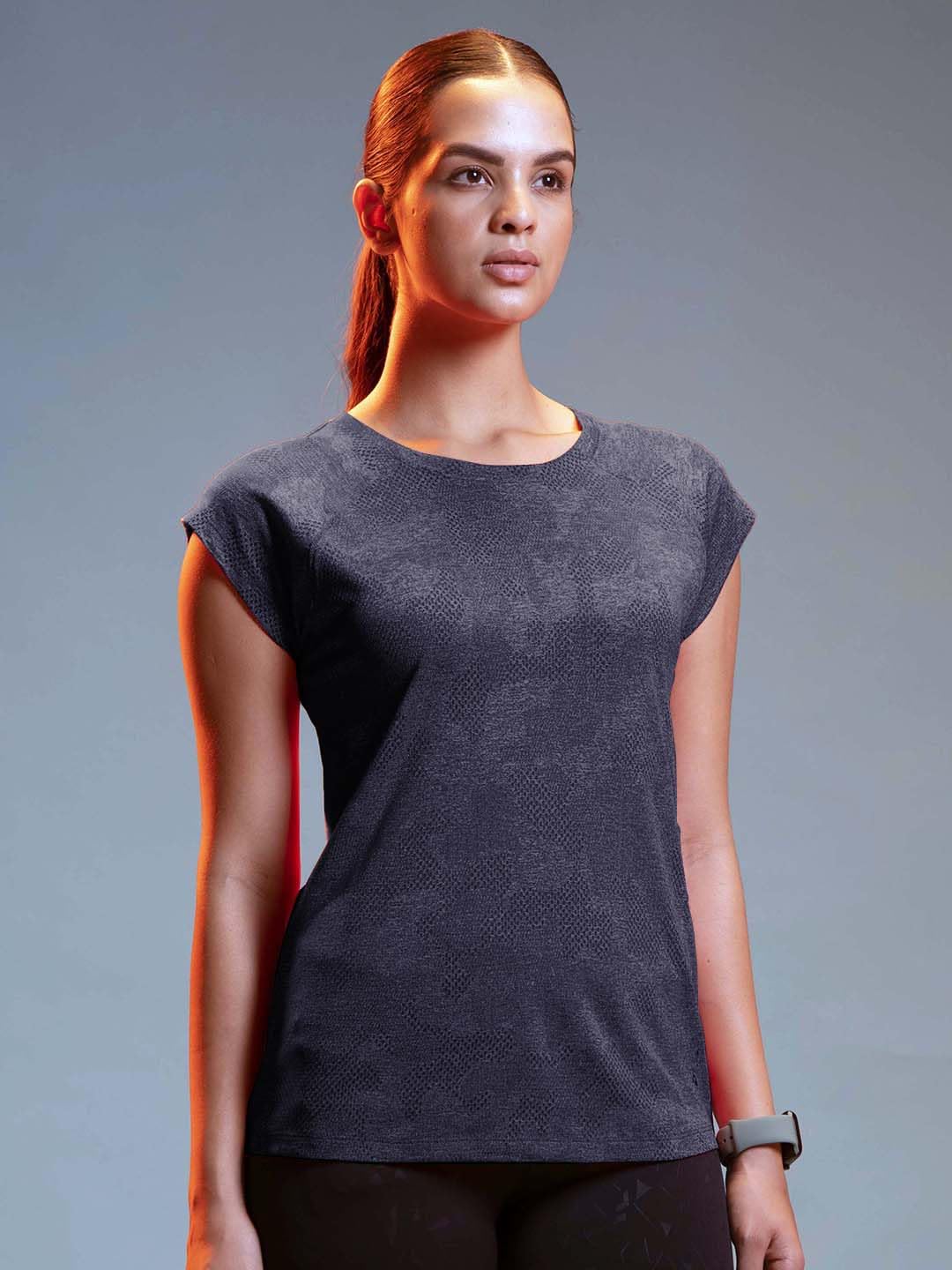 Lyra WomenS Rapid Dry Short Sleeve Breathable And Flexible Fit Active Top