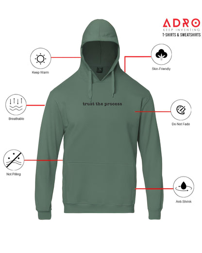 ADRO Mens Premium Cotton Fleece 340 GSM Printed Hoodies (H23-M-TRU-PT_Pista)