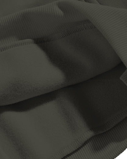 ADRO Men's Cotton Hooded Hoodie (H20-M-DBA-OL_Olive)