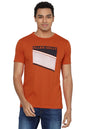 Allen Solly Men Regular Fit Printed Casual Crew Neck T-Shirt