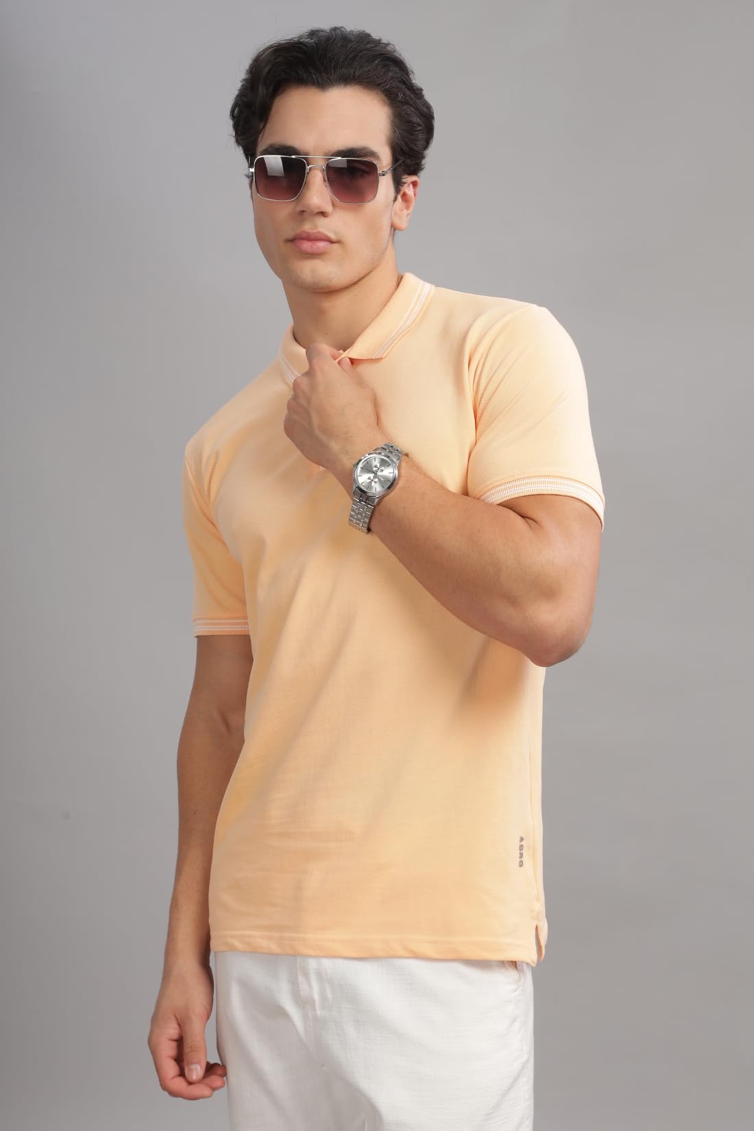 ADRO Polo T Shirt for Men | Plain Polo T-Shirt | 100% Cotton Polo Tshirt | Regular Fit Polo| Available in Plus Size Polo|PN24-ST