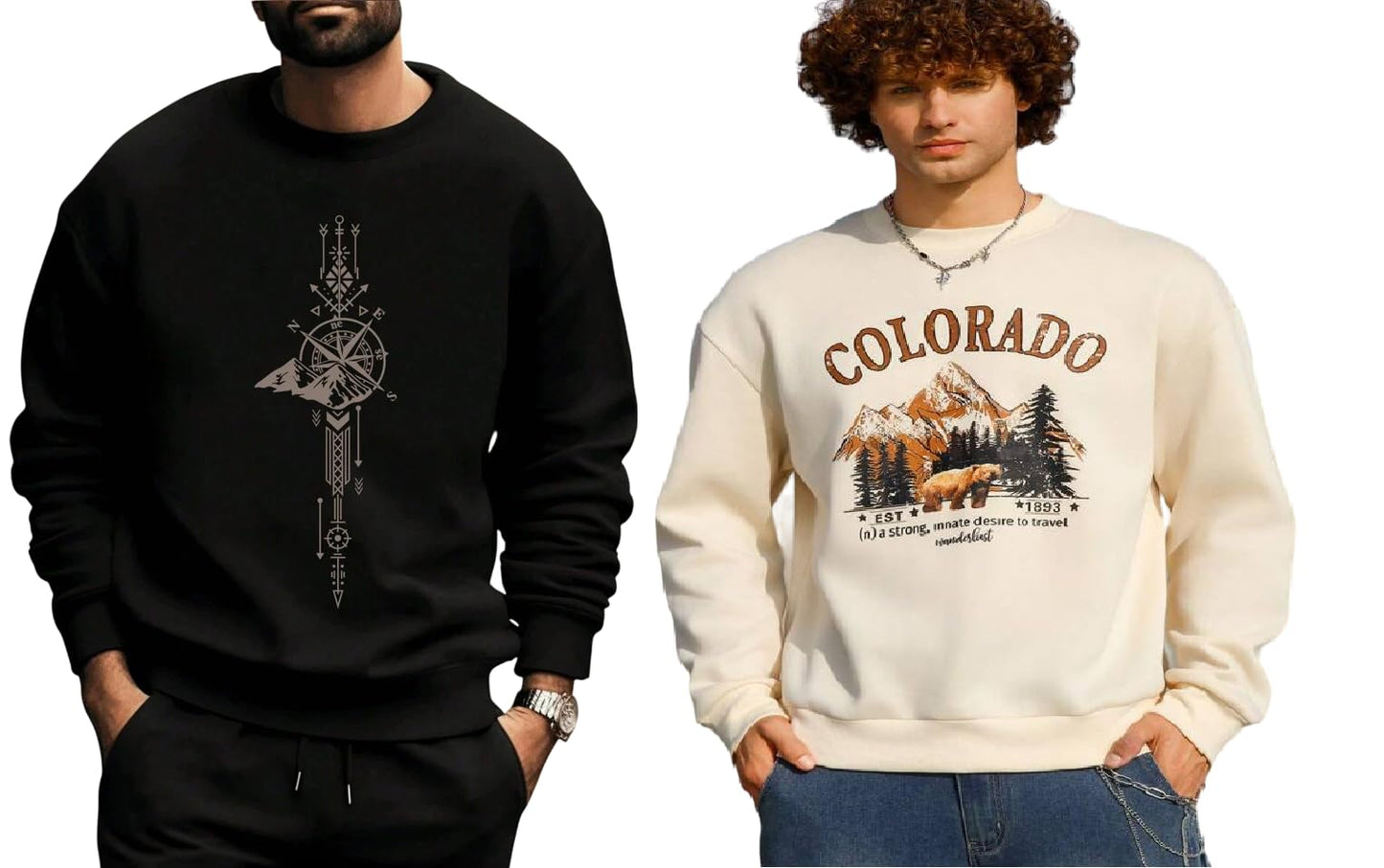 TAGAS Men Sweatshirt| Sweatshirt for Mens|Winter wear(Combo)