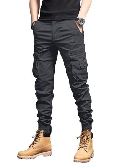 Leriya Fashion MenS Cargo Pants With Pockets | Cotton Joggers For Men | 6 Pocket Jeans Pant | Casual Trousers For Men (Lf-Tp-11