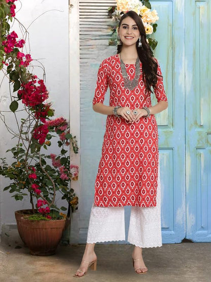 Pinkmint WomenS Crepe Kurti For WomenS Ethnic Printed Kurti For WomenS (Pack Of 5)