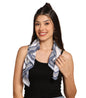 Greciilooks WomenS Crepe Silk Square Scarf