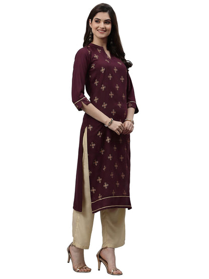 Sanisa Foil Print Kurta
