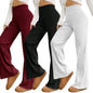 Tee Projekt Regular Fit Trouser for Women & Girls l Casual Summer Trouser l Cotton Blend Loose Fit Trousers (Pack of 3)