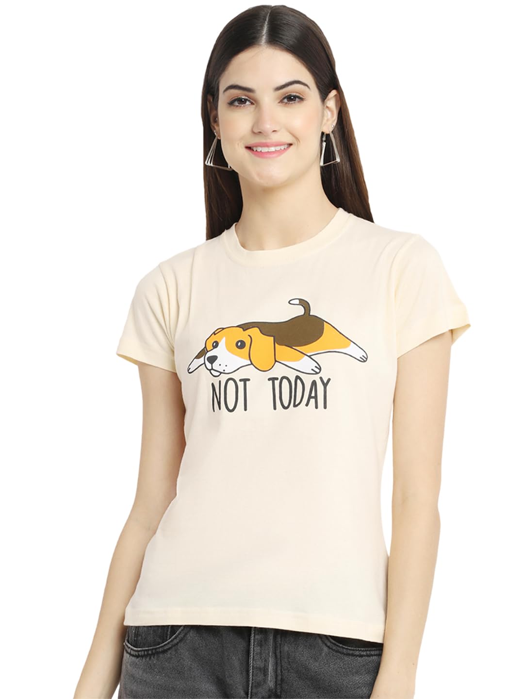 Tee Projekt Womens Cotton Blend Regular Fit T-Shirt