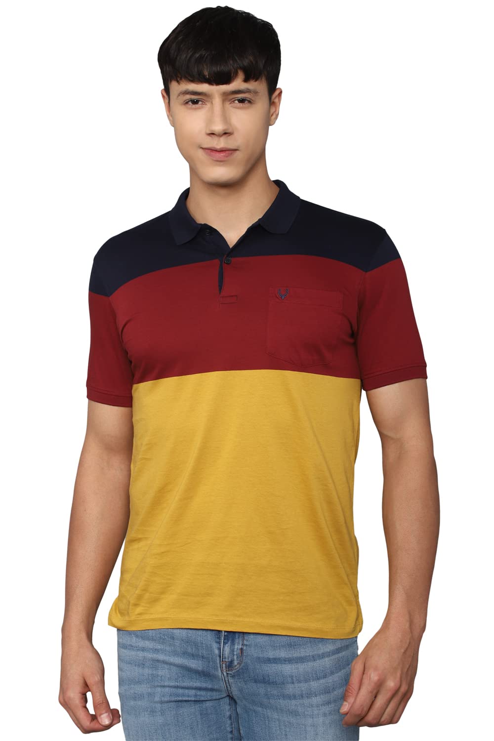 Allen Solly Men Regular Fit Casual Half Sleeve Short Sleeve Polo Shirt