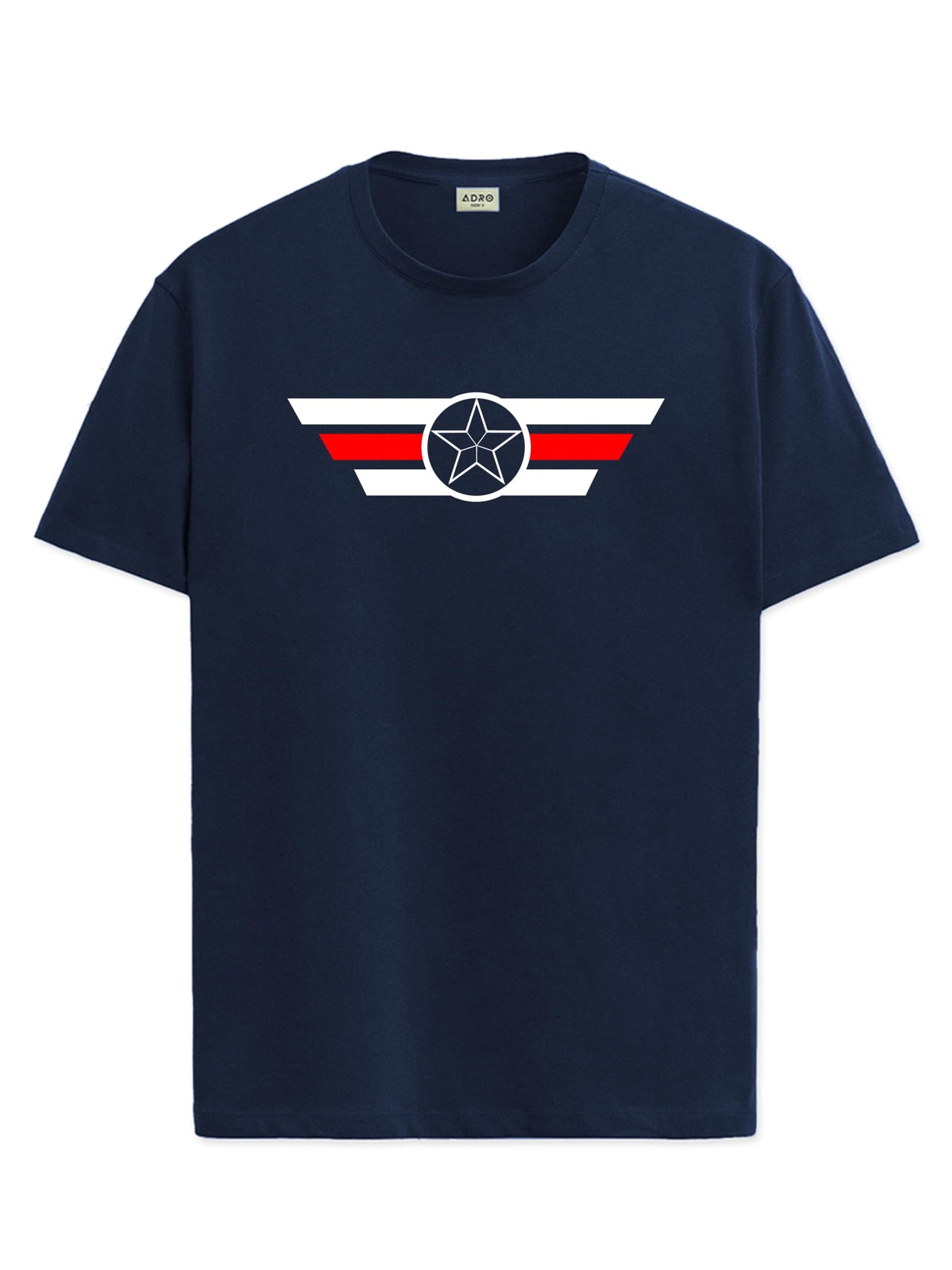 ADRO Tshirt for Men | Printed T Shirt for Men | 100% Cotton T-Shirt |Printed T Shirt | T-Shirts | RN24-CAP-NB