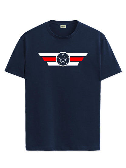 ADRO Tshirt for Men | Printed T Shirt for Men | 100% Cotton T-Shirt |Printed T Shirt | T-Shirts | RN24-CAP-NB