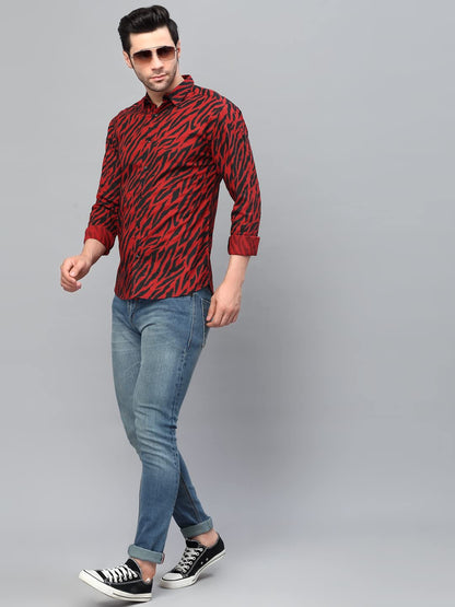 Rigo Rayon Printed Shirts for Men | Full Sleeves Hawaiian Regular Fit Mens Shirt | Casual Shirt | Beach | Party | Outing Wear S