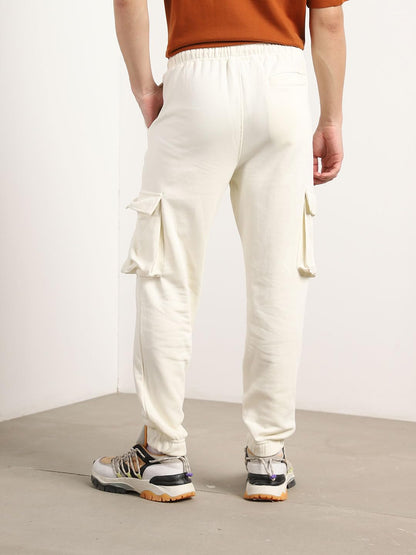 Nobero MenS Regular Sweatpants (1M-Bwjg-R0173-Aw_Arctic Wolf