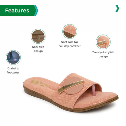Ortho Joy Fancy Doctor Slipper For Women | Comfortable Fashionable Footwear For Women