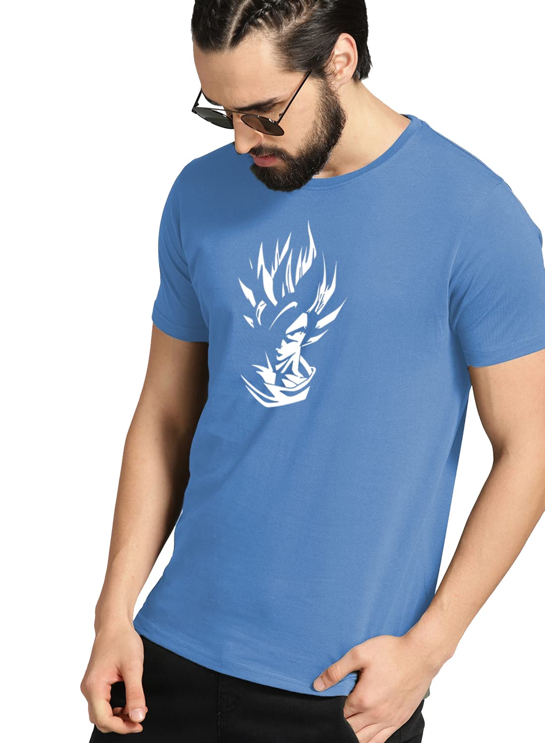 ADRO Anime Printed Mens T-Shirts (RNR-M-GOK)