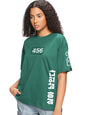 Bewakoof Official Squid Game Merchandise Womens Graphic Print Oversized Fit Half Sleeve Round Neck Cotton Jersey T-Shirt_655114