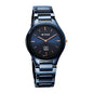 Titan Women Ceramic Analog Blue Dial Casual Watch, Band Color-Blue, Blue, Blue