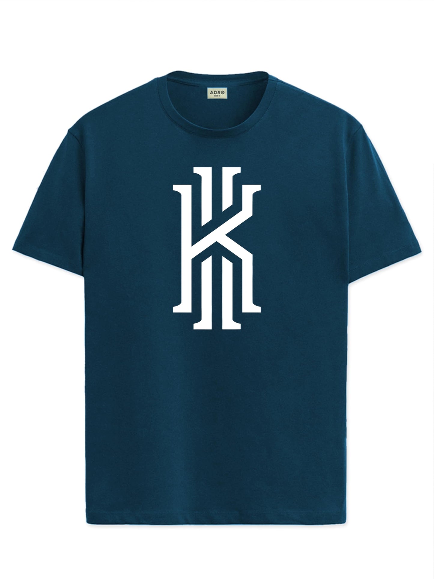 ADRO Mens Printed T Shirt - Premium Cotton Graphic Printed Tshirt - Teal T-Shirt - RN24-KOBE-SB