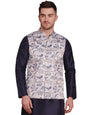 Jompers Mens Floral Printed Nehru Jacket