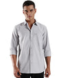 ADRO Mens Cotton Full Sleeve Regular Fit Casual Solid Shirt (Regular Fit | Solid Oxford Grey Shirt | All Day Fresh) | SH25-OXFD