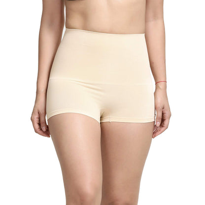 Zivame Tummy Control Midwaist Boyshort for Women - Skin
