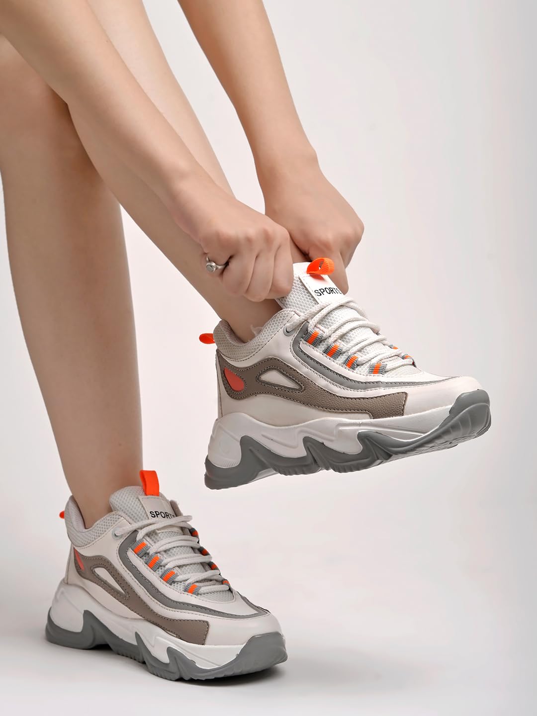 Shoetopia WomenS Flat Sneakers White