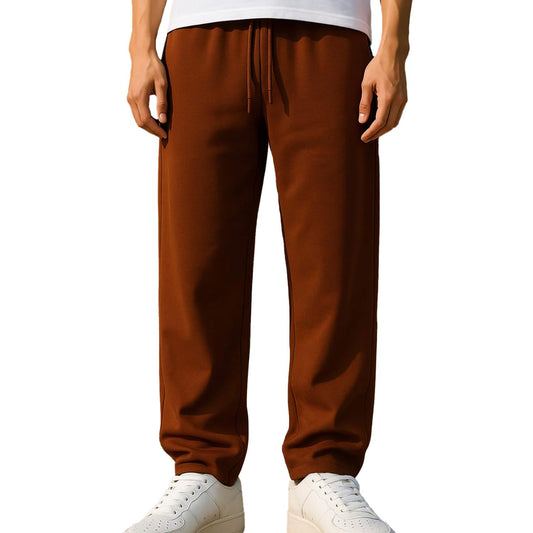 Nobero MenS Regular Sweatpants (1M-Bwjg-R0149_Mocha Bisque