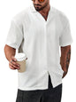 Funky Rich Men Cotton Classic Fit Textured Cotton Shirts || Casual Shirt || Stylish Half Sleeve Shirt || Fancy Shirt (In, Alpha,