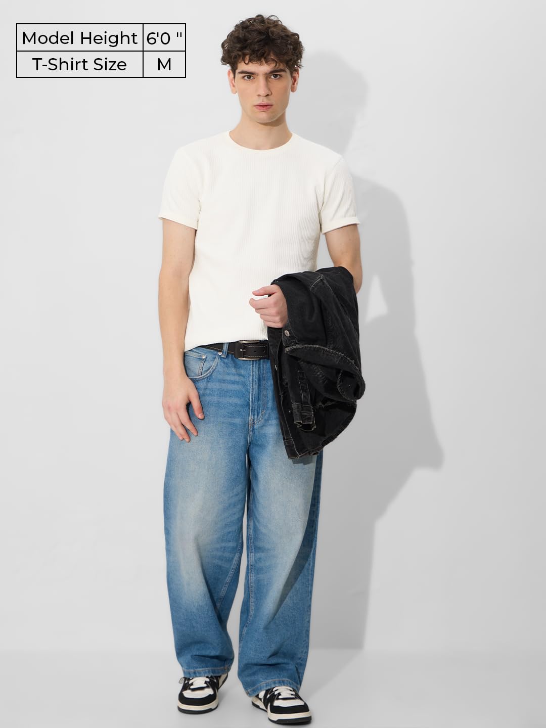 The Souled Store Korean T-Shirt: White Men and Boys Short Sleeves Round Neck Regular Fit Cotton T-Shirts