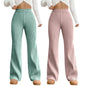 Tee Projekt Regular Fit Trousers for Women| Korean Trousers for Women Mint-Pink