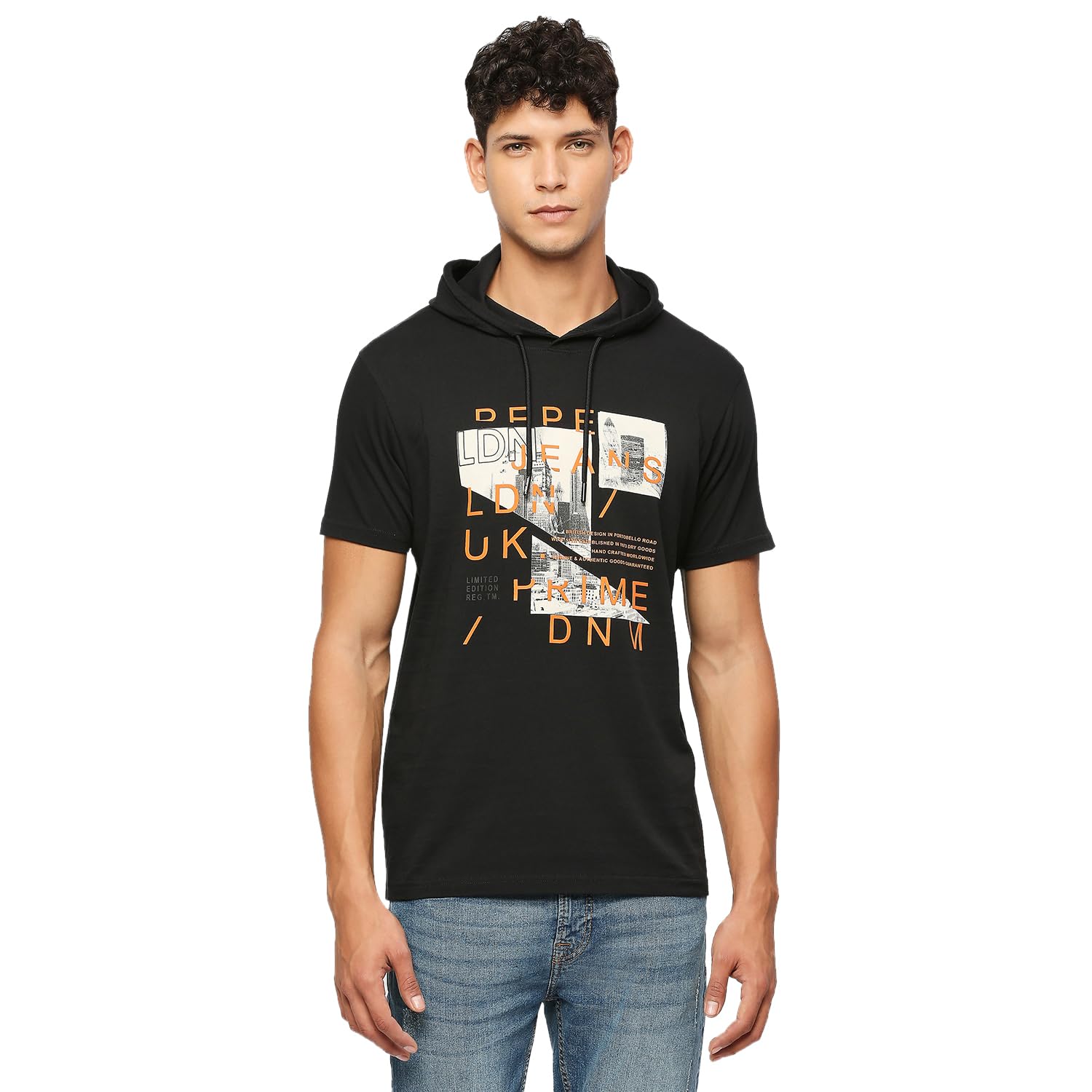 Pepe Jeans MenS Regular Fit T-Shirt (Pm509321_Black