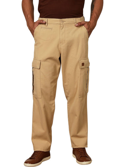 Thomas Scott Mens | Solid | Light Weight | Breathable Fabric | 6 Pocket | Mid Rise | Regular Fit | 100% Cotton | Button Waist |