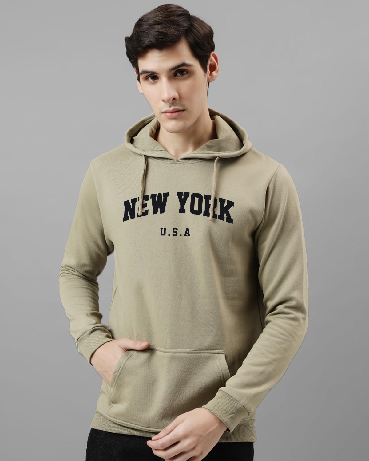 ADRO Hoodies for Men | Printed Hoodie for Men | Cotton Hoodie | Mens Hoodies | Regular Fit Sweatshirt for Men | Hooded Hoodie |