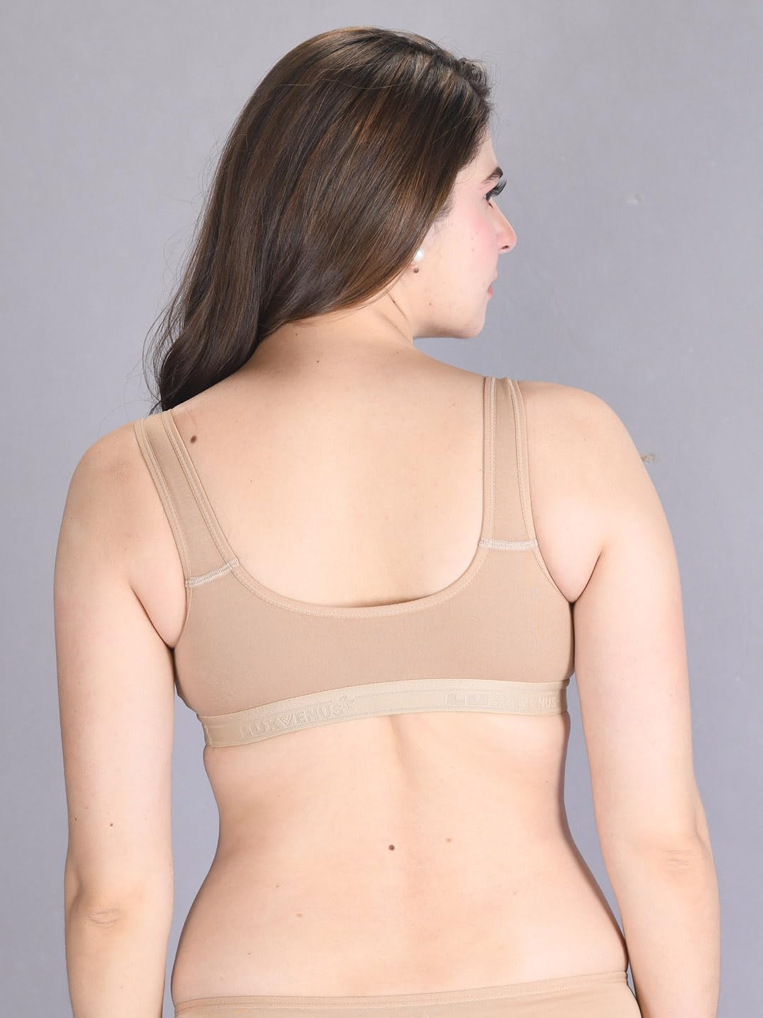 Lux Venus Wire Free Slip On Moulded Full Coverage Sports Bra
