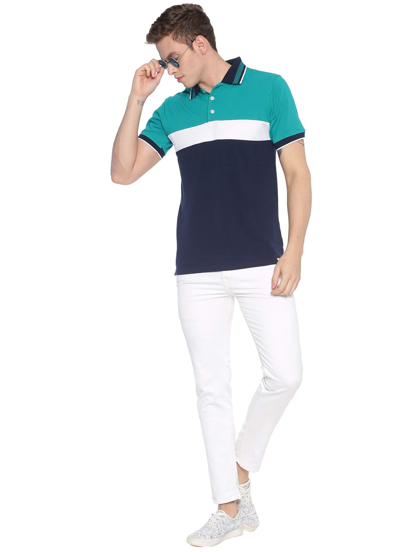 ADRO Premium Men's Regular Fit Polo T-Shirt_P20-A-MWN-MI